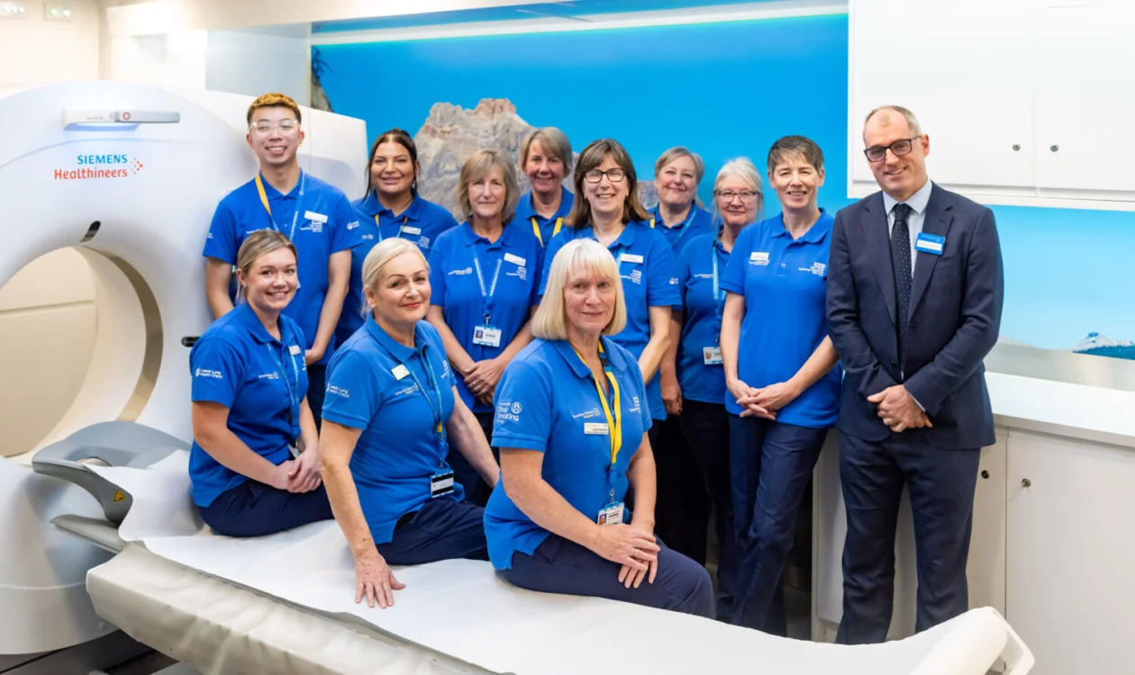 Professor Mat Callister, Lead Nurse Suzanne Rogerson, and the Leeds Lung Health Check team